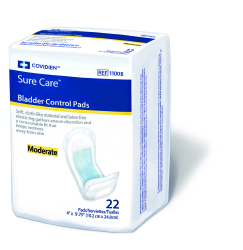 Sure Care Bladder Control Pad 4" x 9-3/4"