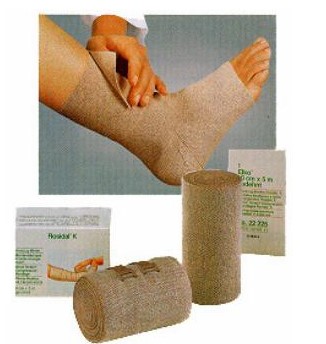 Rosidal K Short Stretch Bandage, 4.7" x 11 yds.