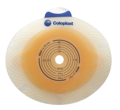 SenSura Xpro Click 2-Piece Cut-to-Fit Convex Light Extended Wear Skin Barrier 5/8" - 1-3/4"