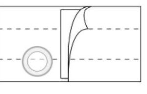 Nu-Form Support Belt 2-1/4" Opening 1-1/2" From Bottom 7" Wide 36" - 40" Waist Right, Large