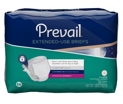 Prevail PM Extended Wear Brief X-Large 59" - 64"