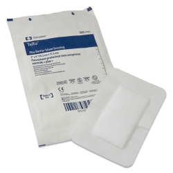 TELFA PLUS Barrier Island Composite Border Dressing 8" x 8"