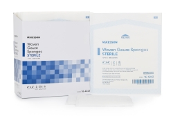 Standard Gauze Sponges, 4" x 4", 12-ply, Sterile 2's REPLACES 55CHH4412S