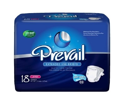 Prevail PM Extended Wear Brief Large 45" - 58"