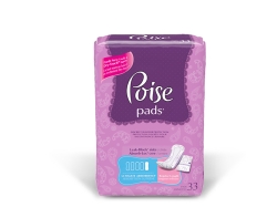 Poise Incontinence Overnight Pads, Ultimate Absorbency, Long, 15.9"