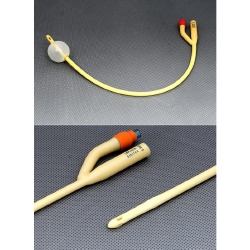 AMSure 2-Way Silicone-Coated Foley Catheter 18 Fr 30 cc