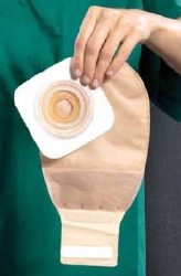 Natura + Drainable Pouch with"visiClose and filter, Transparent, Standard 70mm, 2 3/4"