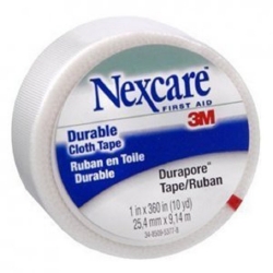 Durapore Silk-like Cloth First Aid Surgical Tape 1" x 10 yds.