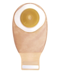 Esteem + Convex One-Piece Drainable Pre-Cut Pouch w/"visiClose, Durahesive, 12" panel Opaque, 1 1/8"