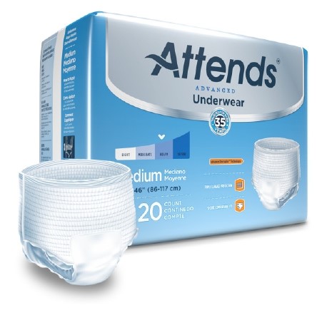 Attends Underwear Complete, Medium 28" to 40"