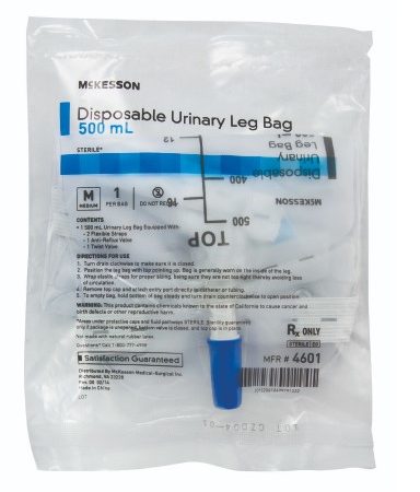 Curity Dover Economy Anti-Reflux Drainage Bag 2,000 mL