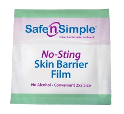 Alcohol Free No Sting Skin Barrier Wipes
