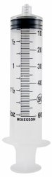 Monoject Rigid Pack Eccentric Tip Syringe 60 mL