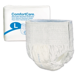 ComfortCare Disposable Absorbent Underwear, Large 44" - 54"
