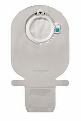 Mio Click EasiClose Wide Outlet 2-Piece Drainable Maxi Pouch with Inspection Window 50 mm, Red