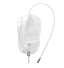 Conveen Security + Leg Bag with Clamp, Tubing, Non-Latex Straps, 17 fl oz, 500 mL
