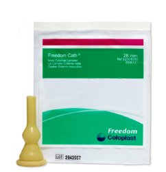Freedom Cath Latex Self-Adhering Male External Catheter, 28 mm