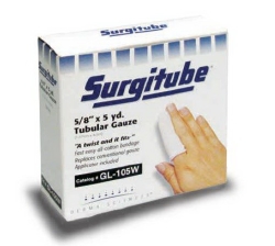 Surgitube Tubular Gauze Bandage, Size 2A White, 1-1/8" x 15 yds. (Infant Legs and Bulky Fingers)
