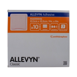 ALLEVYN Adhesive Hydrocellular Dressing 9" x 9"