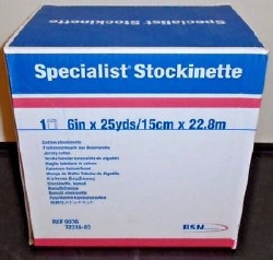 Specialist Orthopedic Cotton Stockinette, 6" x 25 yds.