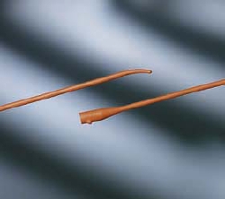 Coude Tiemann One-Eye Latex Catheter 26 Fr 16"