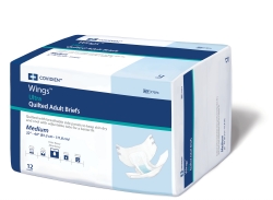 Wings Ultra Quilted Adult Briefs Extra Heavy Absorbency, Medium, 32" - 44"