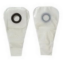 1-Piece Drainable Pouch with Precut 1-1/2" Barrier Opening, Pouch Size 2" with Karaya