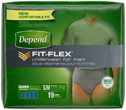 Depend Maximum Absorbency Underwear for Men Small/Medium