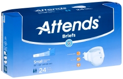 Attends Adult Extra Absorbent Breathable Brief Small 25" - 34"