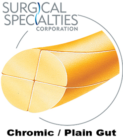 SSC Plain Gut; 4-0; 10in/25cm; Precision Reverse Cutting; ; 12mm; 3/8 Circle