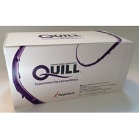 Quill PDO, 3-0, 7cm x 7cm, Violet, 3/8 Circle, Reverse Cutting, 18mm , bi-directional
