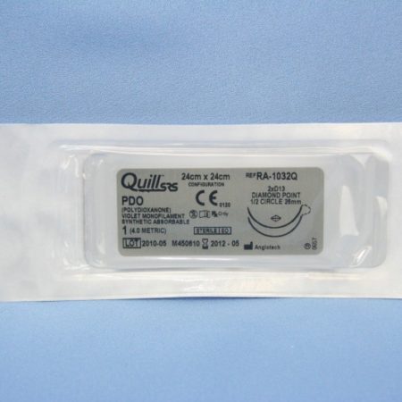 Quill PDO, 1, 24cm x 24cm, Violet, 1/2 Circle, Reverse Cutting, 26mm , bi-directional