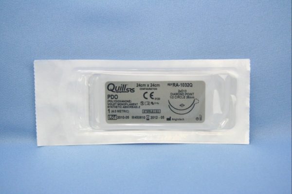 Quill PDO, 1, 24cm x 24cm, Violet, 1/2 Circle, Reverse Cutting, 26mm , bi-directional