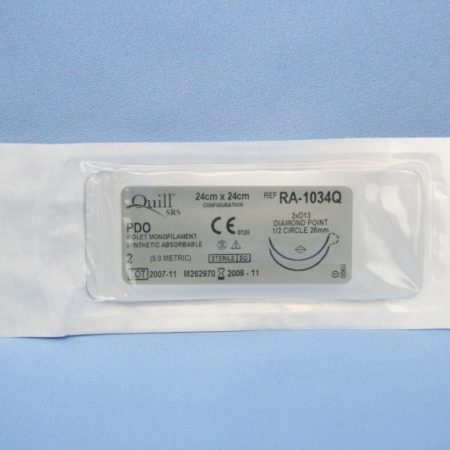 Quill PDO, 2, 24cm x 24cm, Violet, 1/2 Circle, Reverse Cutting, 26mm , bi-directional