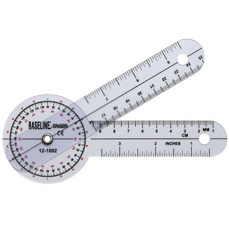 GONIOMETER, ISOM 360DEGREES PLAS CLR 6"