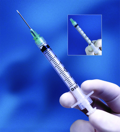 SYRINGE/NDL, INTEGRA 3CC 21GX 1" (100/BX)