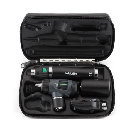 DIAGNOSTIC SET, OTOSCOPE/OPHTHALMOSCOPE MACRO VIEW