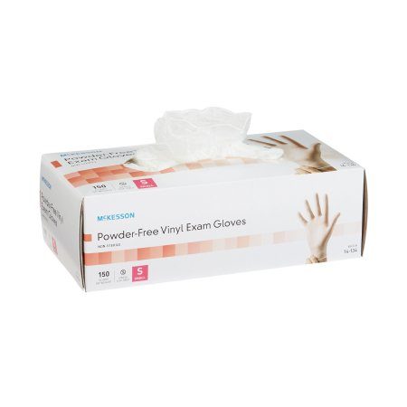 GLOVE, EXAM VNYL SM N/S (150/BX 10BX/CS)