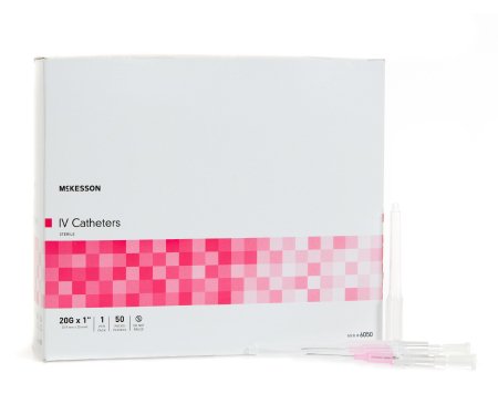CATHETER, IV 20GX1" (50/BX 20BX/CS)