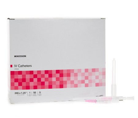 CATHETER, IV 20GX1.25" (50/BX 20BX/CS)
