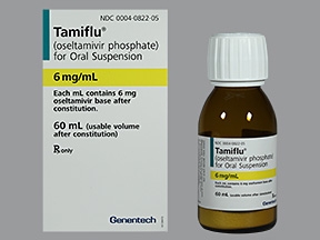 TAMIFLU, SUSP RECON 6MG/ML 60ML