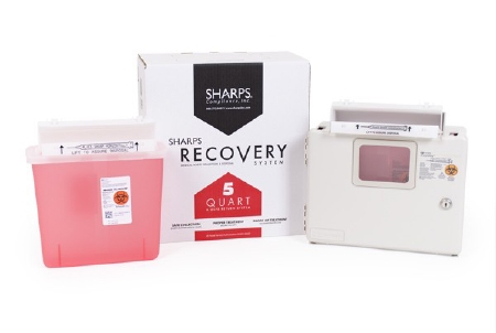 CONTAINER, SHARPS MAILBACK RECOVERY SYS INTRO KIT 5QT