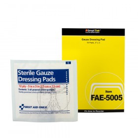 GAUZE PAD 3X3 ST 10/BX