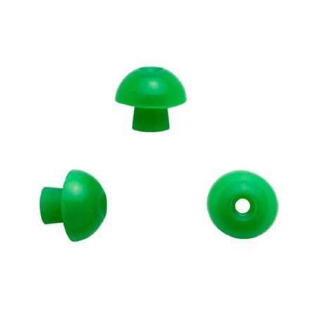 EARTIP, MUSHROOM GRN 13MM (100/BX)