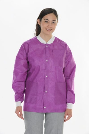 JACKET, LAB HIP PLUM SM (10/PK)