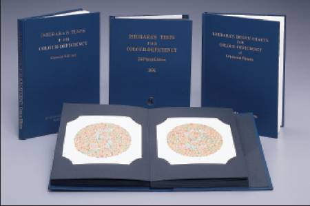 BOOK, ISHIHARA COLOR BLIND TEST 38 PLATE