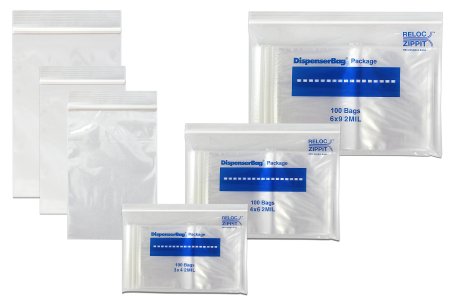 BAG, RECLOSABLE RELOC 6X9 2MIL(1000/CS)