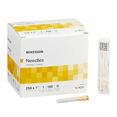 NEEDLE, HYPO TW 25GX1" (100/BX10BX/CS)