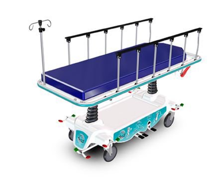 STRETCHER, TRANS MOBILE PNUEMATIC W/BACKREST