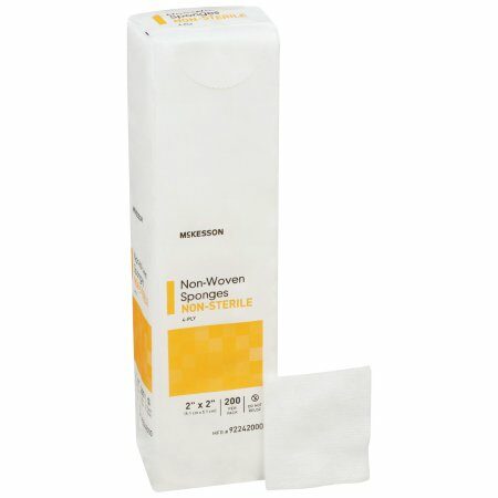 SPONGE, GAUZE TYPE-VII 12PLY N/S 2"X2" (200/PK 40PK/CS)